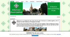 Desktop Screenshot of churchoftheholycrossuckfield.co.uk