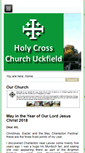 Mobile Screenshot of churchoftheholycrossuckfield.co.uk